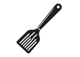 kitchen spatula logo silhouette vector, spatula icon logo vector design, Spatula logo of cooking and kitchen silhouette vector, kitchen various spatula logo silhouettes vector on a white background
