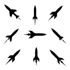 rocket png vector 