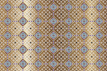 seamless pattern with geometric shapes