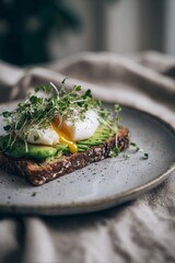 Minimal aesthetic food and lifestyle flat lay with natural light