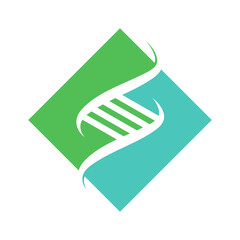 DNA logo icon design