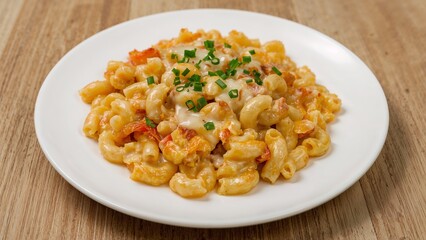 Indulgent bowl of creamy macaroni and cheese