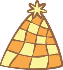 Party hat birthday, Vector illustration 