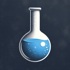 Lab-Ready Erlenmeyer Flask Icon