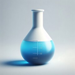 Matte Erlenmeyer Flask Vector