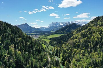 Schmugglerweg ausblick auf Berglandschaft