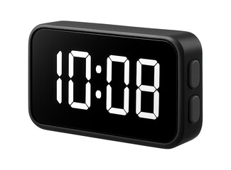 A digital clock with a large, easy-to-read display for a senior-friendly living space.