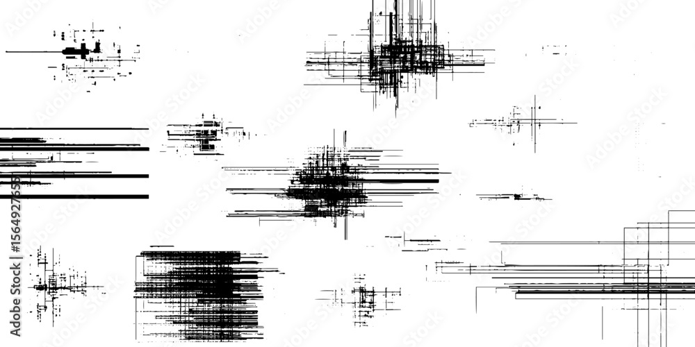 Aufkleber futuristic abstract circuit board patterns for technological design and innovation