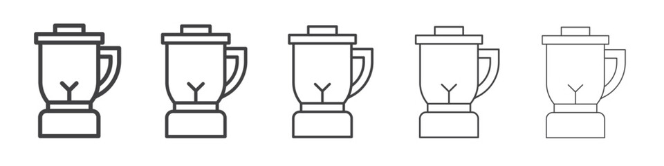 Blender icon Line graphics illustration symbol