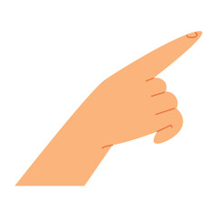 Hand Pointing Finger Illustration