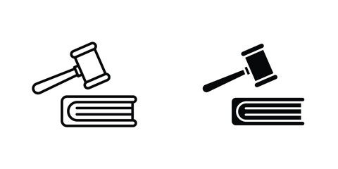 employment law icon design collection. Vector sign and symbol for UI designs