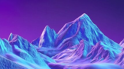 80s-style neon mountains with a purple sky highly detailed with sharp focus --chaos 10 --ar 16:9 --stylize 0 --v 6.1 Job ID: a0786793-f420-406e-8f98-b4f8b8e3a8b9
