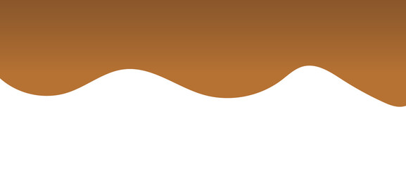 Title:

Minimalist abstract background with a flowing, wavy caramel-colored drip over a solid black backdrop. Modern, fluid, and simple graphic design element