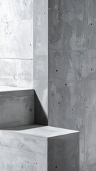 Abstract Monochromatic Concrete Blocks Background