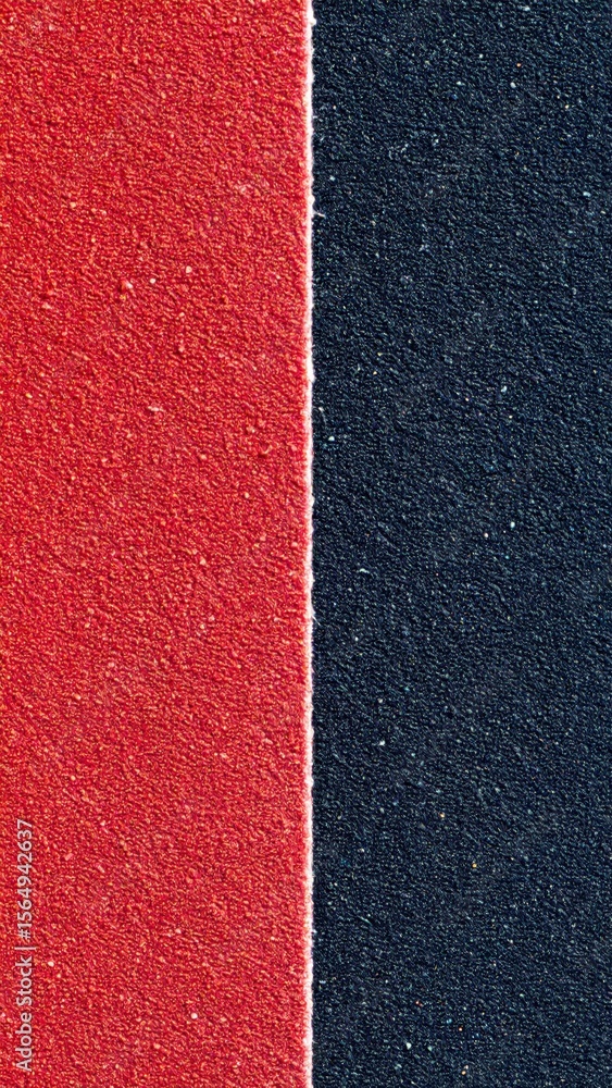 Poster red and blue textured background with vertical lines