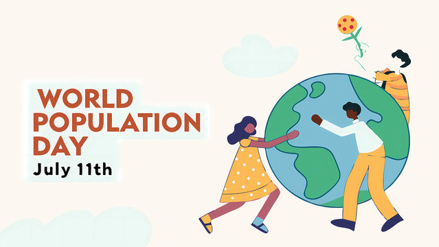 World population day july eleventh awareness campaign for sustainable development and global challenges