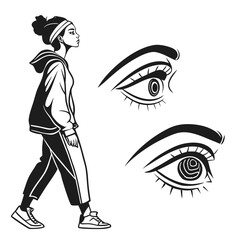 Modern Artistic Illustration Abstract Pattern. Creative Design Elements.