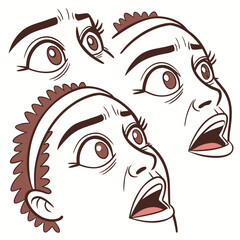 Modern Artistic Illustration Abstract Pattern. Creative Design Elements.