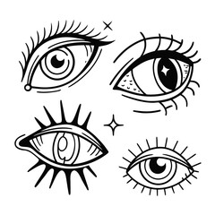 Modern Artistic Illustration Abstract Pattern. Creative Design Elements.