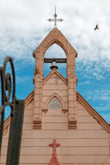 church steeple with cross