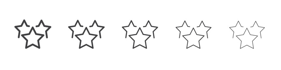 customer product rating icon Line graphics illustration symbol