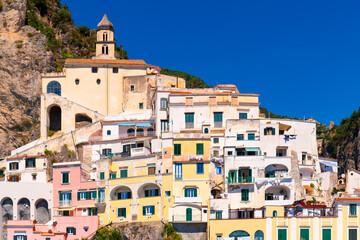 Positano is located on the famous Amalfi Coast in the region of Campania, Italy. This picturesque...