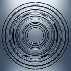 Fototapeta premium Modern Circular Interface Rings – Clean Tech Orbit Design