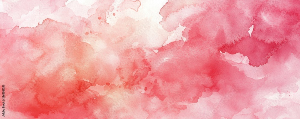 Poster pink and red watercolor texture with gradient and abstract design