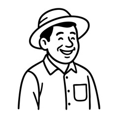 Obraz premium doodle character vector illustration