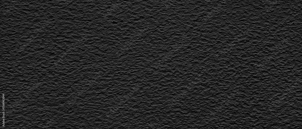 Poster abstract black wall texture for pattern background. wide panorama picture. black wall texture rough 