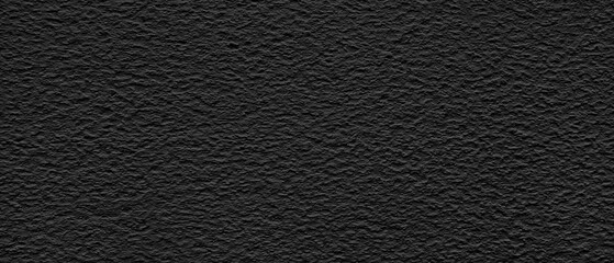 Abstract Black wall texture for pattern background. wide panorama picture. Black wall texture rough background dark concrete old grunge  black, texture background template page web banner