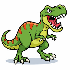 tyrannosaurus rex dinosaur vector