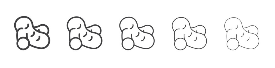 ginger icon Line graphics illustration symbol