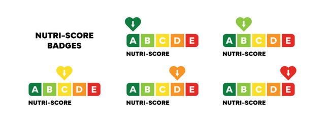 Nutri-Score conceptual labels. Healthy food