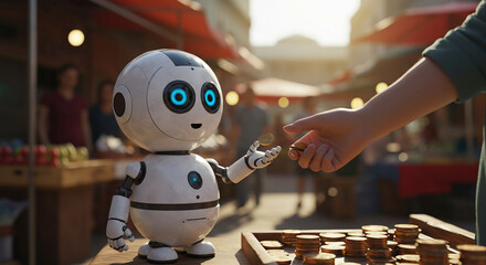 Waiting for Change: Robot at the Market
