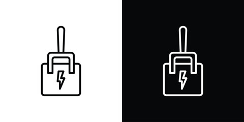Circuit Breaker icon logo element. Vector illustration. EPS10