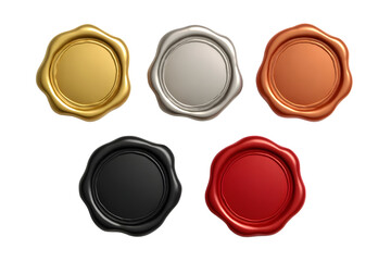 Collection Shiny Wax Seals Gold