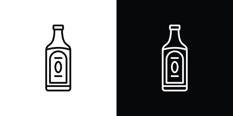 Gin icon logo element. Vector illustration. EPS10
