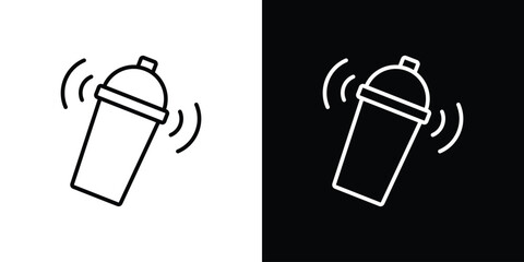 Shaker icon logo element. Vector illustration. EPS10