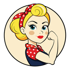 cartoon woman vector illustration