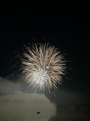 fireworks over the river