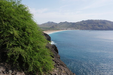 Bucht von São Pedro mit Strand auf São Vicente