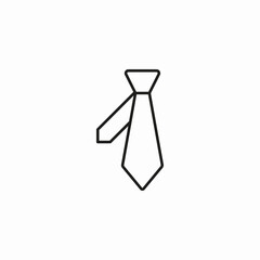 business formal tie icon sign vector