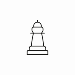 chess piece pawn icon sign vector