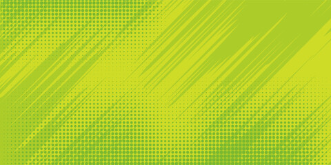 Dots halftone green color pattern gradient texture with technology digital background. Dots pop art comics with nature graphic design