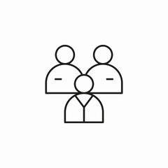 team group people icon sign vector