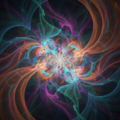 Obraz premium abstract fractal background