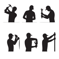 business people silhouettes