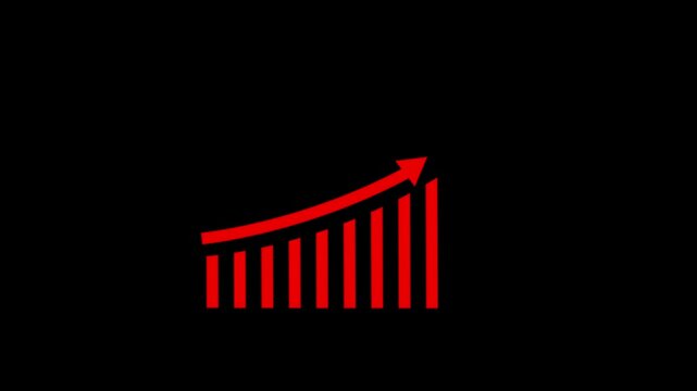 Decline in value of securities. Loss of equity stock assets. Business loss falling down with dollar icon.4k, video, black, background,
