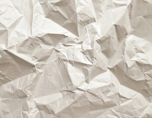 Obraz premium Crumpled White Paper Texture Background